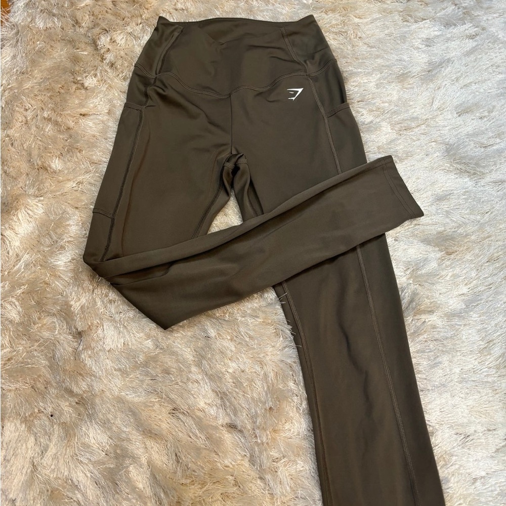 Brown gymshark leggings